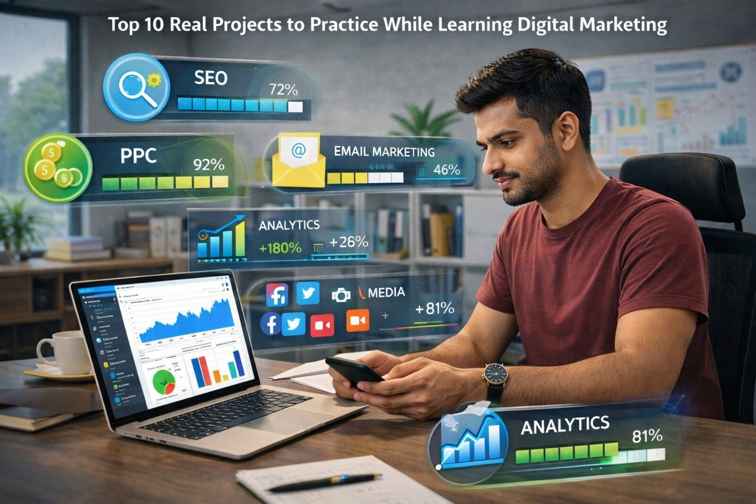 Top 10 Digital Marketing Projects for Practical Learning